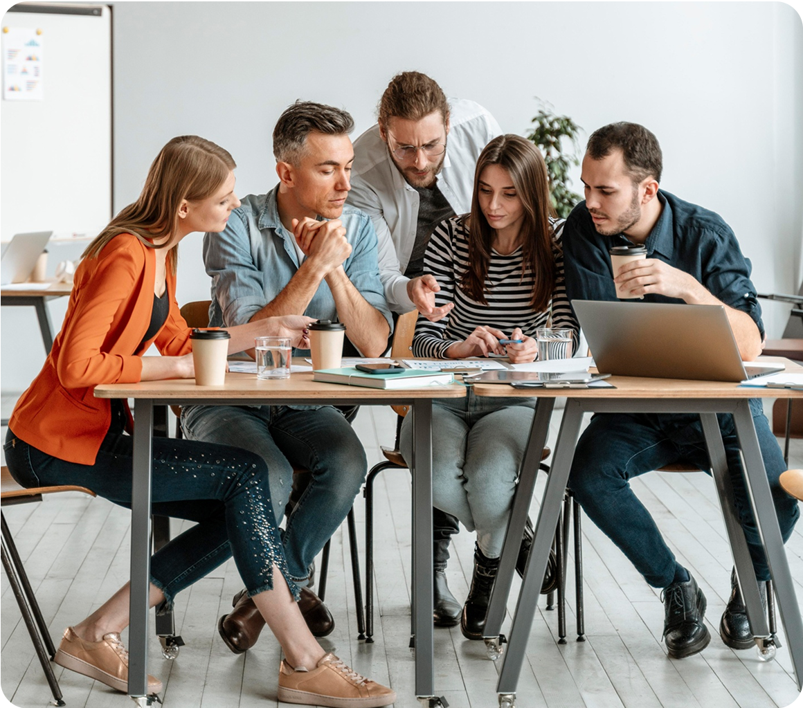 Team collaboration meeting